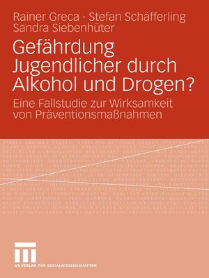 cover image of Gefährdung Jugendlicher durch Alkohol und Drogen?